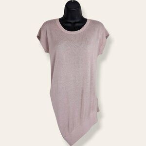Michael Kors Pink Asymmetrical Knit Top